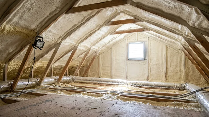 Attic Spray Foam Insulation Savannah